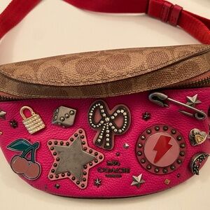 Coach Leather Belt Bag - Souvenir Pins